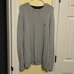 Nautica gray sweater